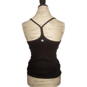 Lululemon Athletica Power Y Racerback Tank size 6 in Black